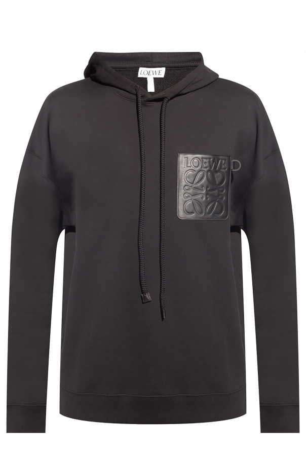 LOEWE Pansy Fleece Hooded Blouson